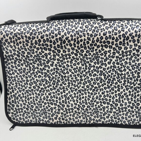 Dog Cat Carrier Animal Print Soft Sided Pets Portable Folding Polyester Bag - Picture 5 of 11